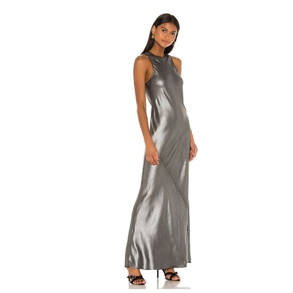 NWT L'Academie Chimene Maxi Slip Dress XXS Revolve - Picture 1 of 14
